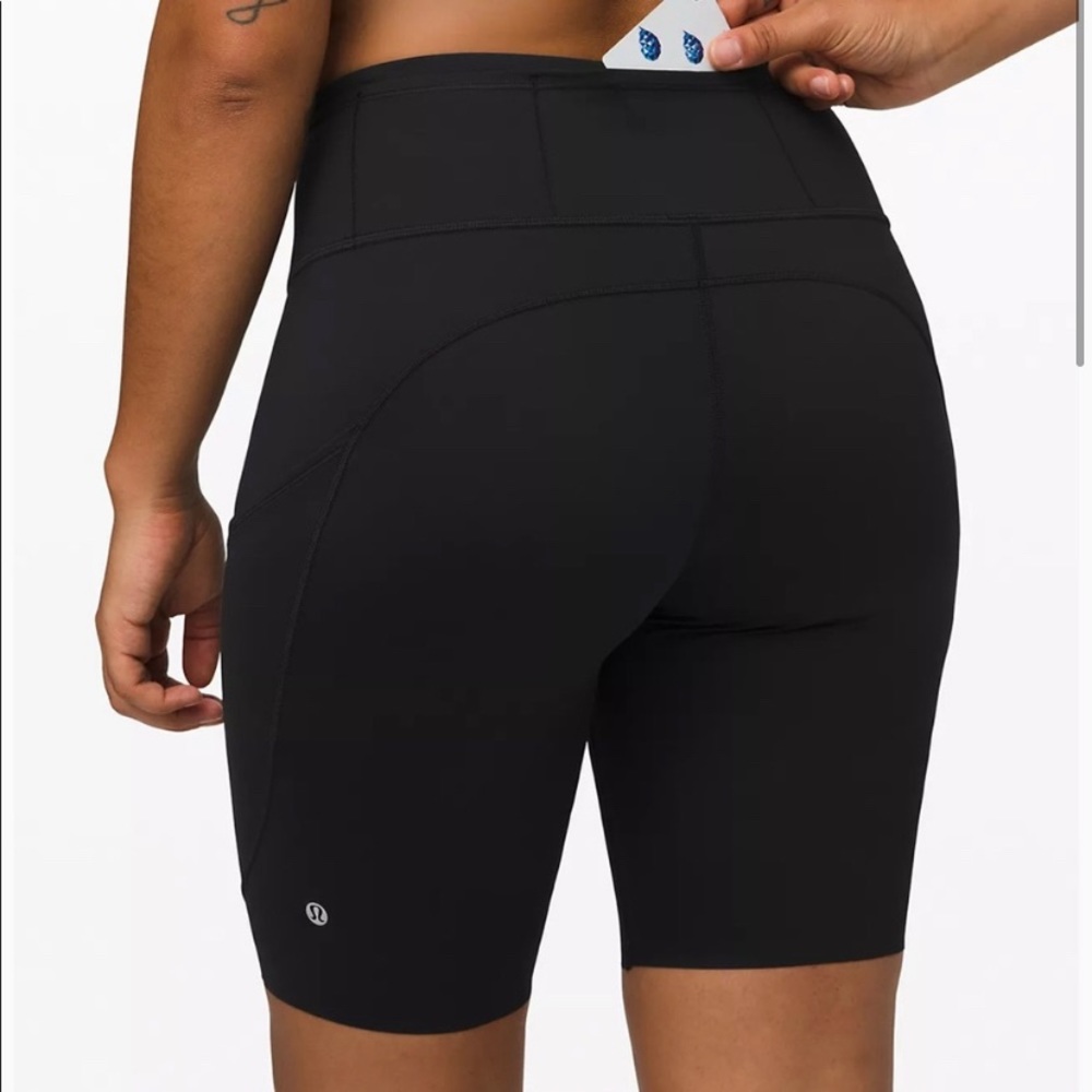 Lululemon Black Fast and Free 10” Shorts